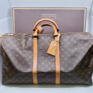 Louis Vuitton Monogram Keepall Bandoullere 55